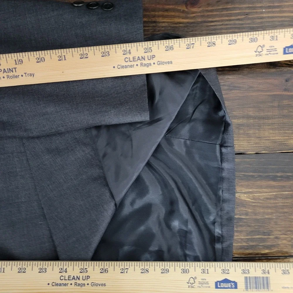 Daniel Cremieux Men's Sport Coat Blazer Three Button Charcoal Loro Piana Wool 48